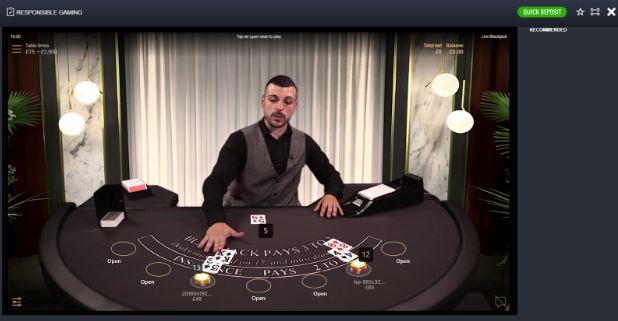 NetEnt Live Blackjack