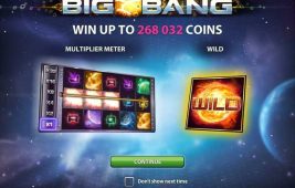 Big Bang Slot Homepage