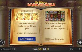 Book of Dead Slot Free Spins