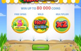 Fruit Shop Slot Homepage