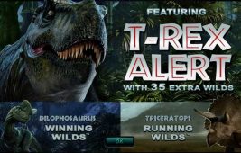 Jurassic Park Slot Featuring T-Rex Alert