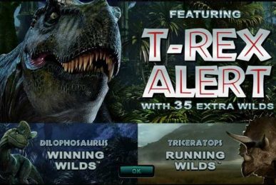 Jurassic Park Slot Featuring T-Rex Alert