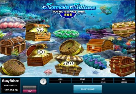 Mermaids Millions Slot Symbols Payouts