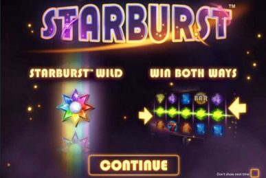 Starburst Slot Homepage