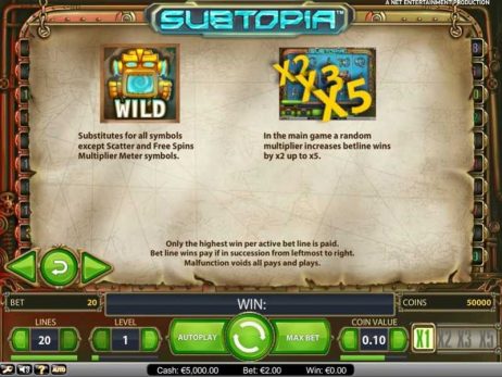 Subtopia Slot Features