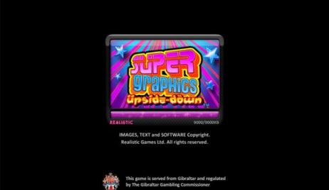 Super Graphics Upside Down Slot Homepage