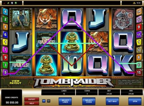 Tomb Raider Slot Win Lines