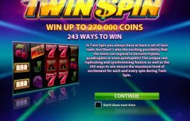 Twin Spin Slot Homepage