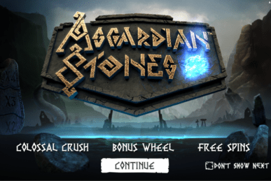 Asgardian Stones Slot Homepage