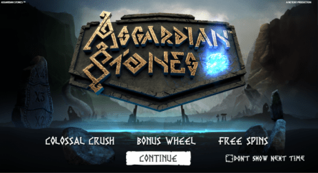 Asgardian Stones Slot Homepage