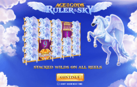 Age Of The Gods: Ruler Of The Sky Slot Homepage