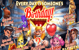 Birthday Slot Homepage