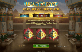 Legacy of Egypt Slot Game Rules