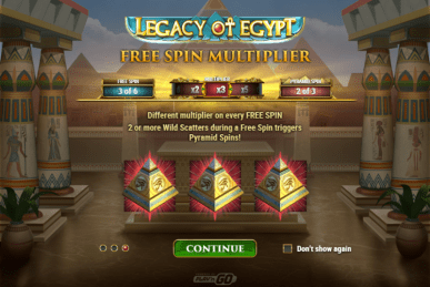 Legacy of Egypt Slot Game Rules