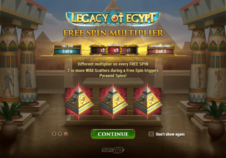 Legacy of Egypt Slot Game Rules