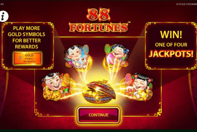 88 Fortunes Slot Homepage