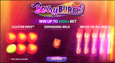Berryburst Slot Homepage