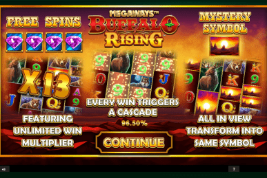 Buffalo Rising Slot Homepage