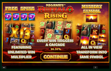 Buffalo Rising Slot Homepage
