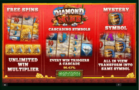 Diamond Mine Slot Homepage