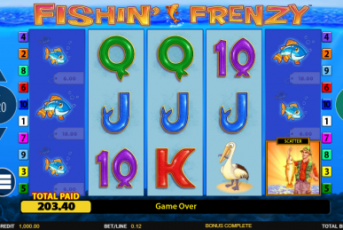 Fishin' Frenzy Slot Gameplay