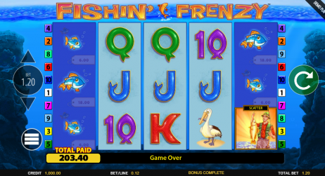 Fishin' Frenzy Slot Gameplay