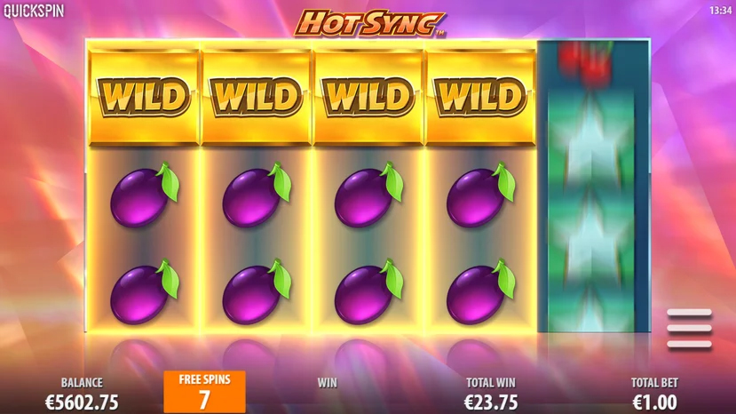 Hot Sync Slot Gameplay