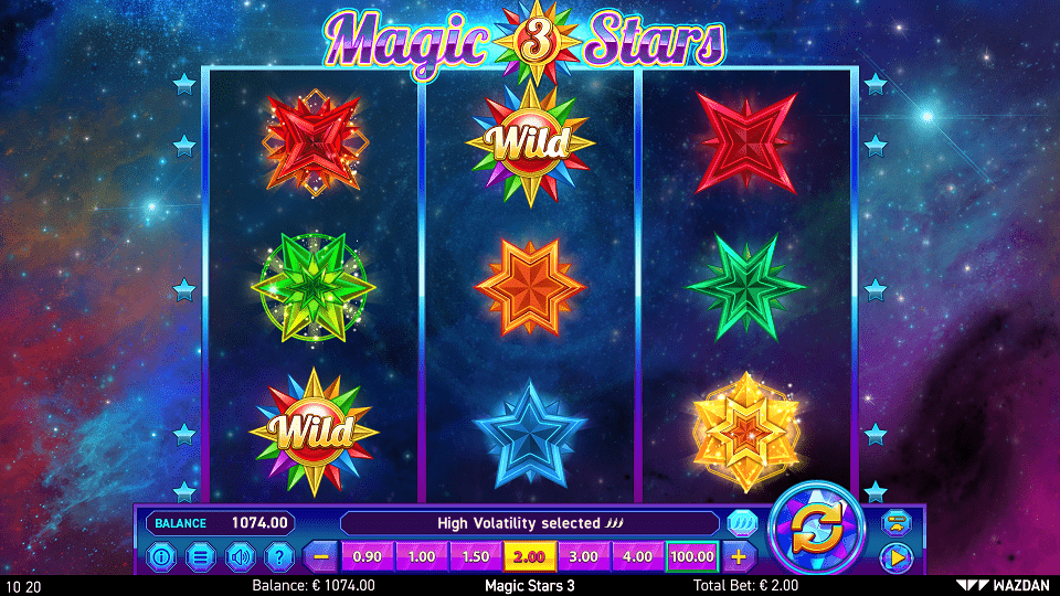 Magic Stars 3 Slot Gameplay