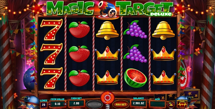 Magic Target Deluxe Slot Gameplay