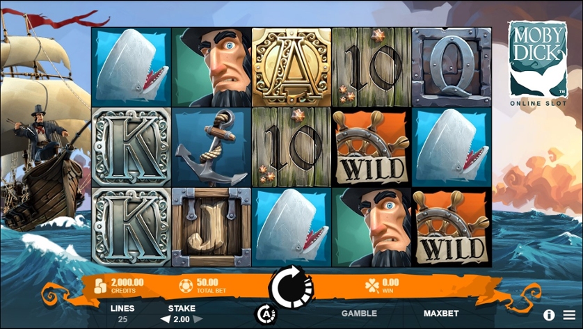 Moby Dick Slot Gameplay