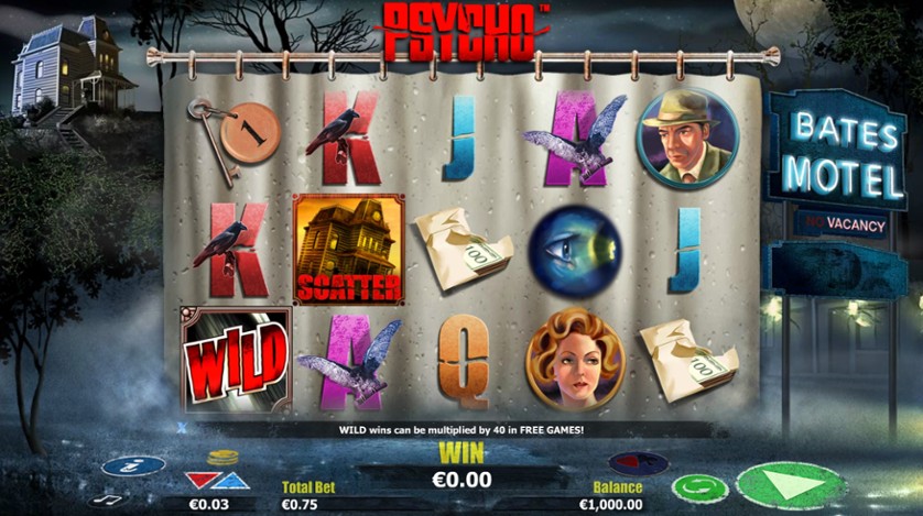 Psycho Slot Gameplay