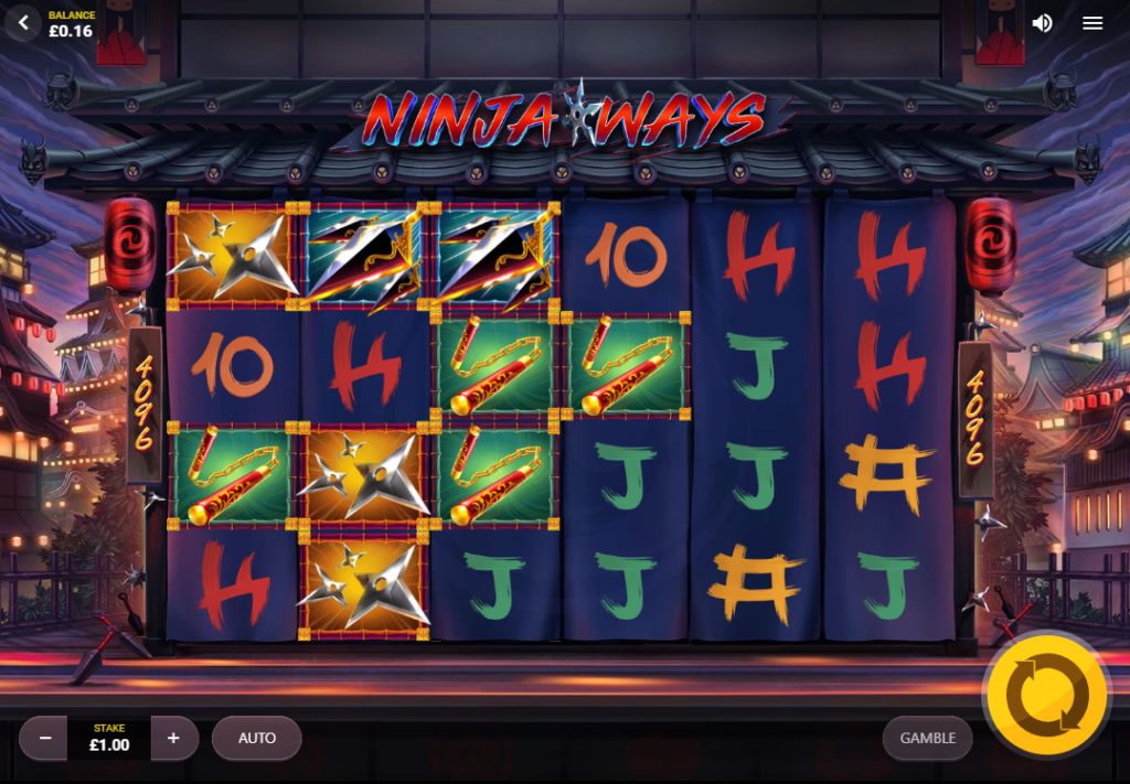 Ninja Ways Slot Gameplay