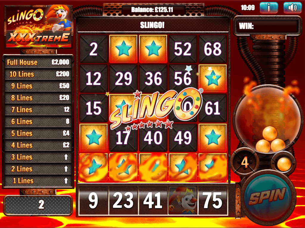 Slingo XXXtreme Slot Gameplay