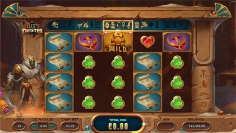 Tuts Twister Slot Gameplay