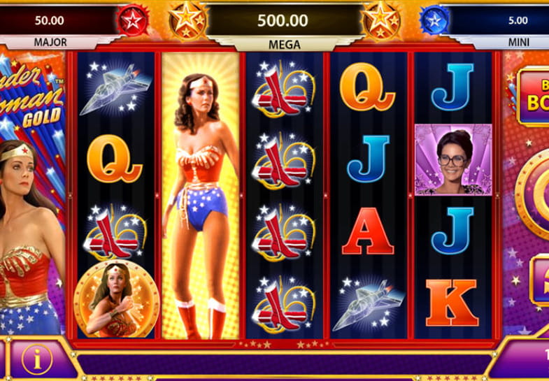 Wonder Woman Slot Gameplay