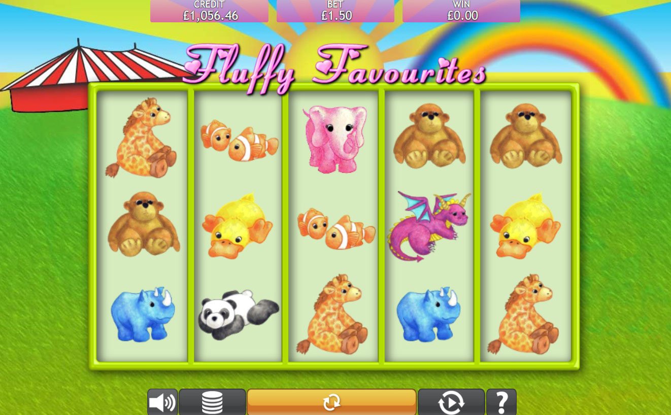 Fluffy Favourites slot gameplay