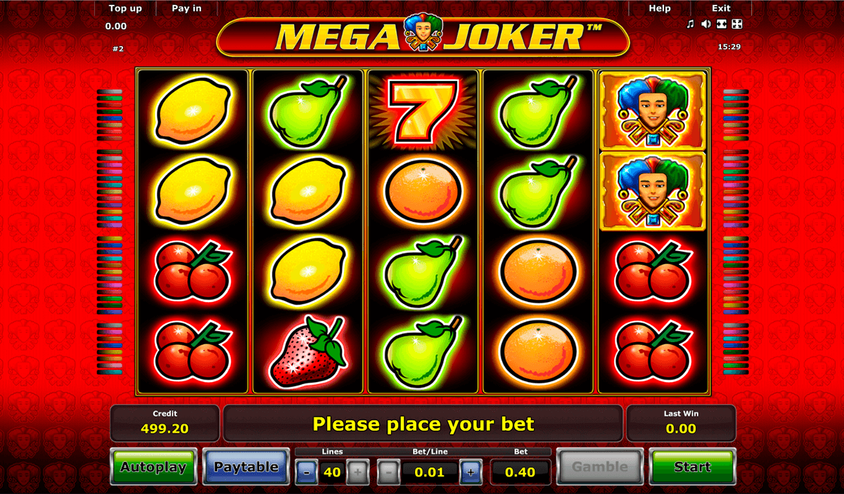 Mega Joker Slot Gameplay