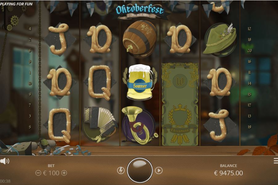 Oktoberfest slot gameplay