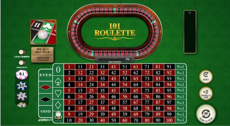 101 Roulette gameplay