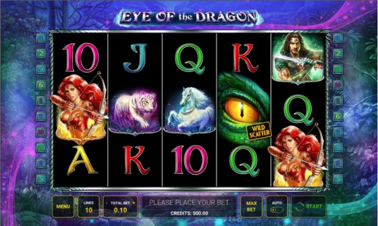 Eye of the Dragon slot gameplay