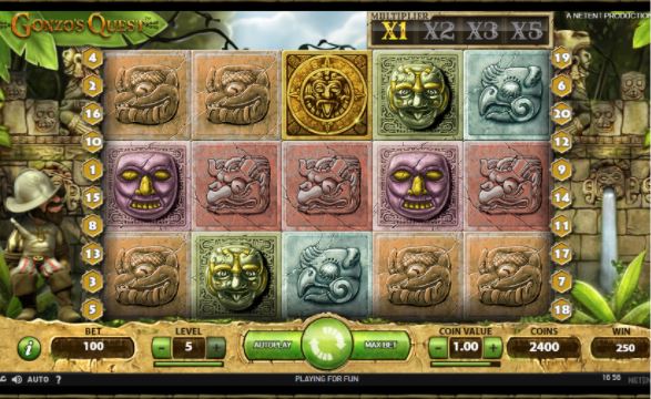 Gonzo's Quest slot gameplay