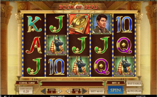 Book of Dead slot gameplay