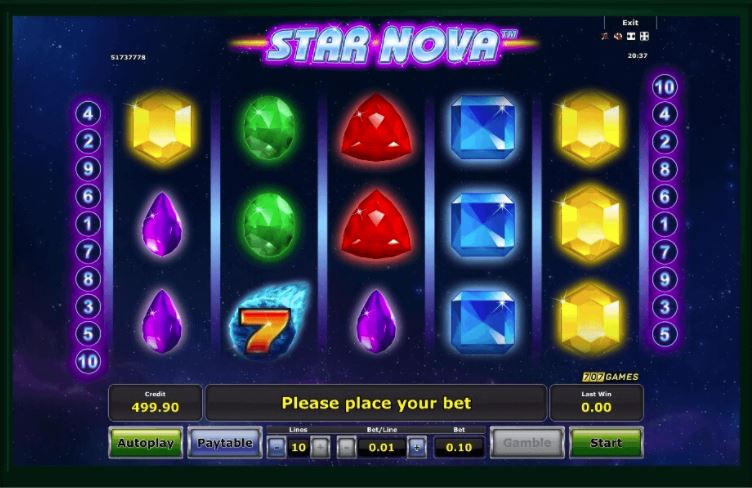 Star Nova slot gameplay