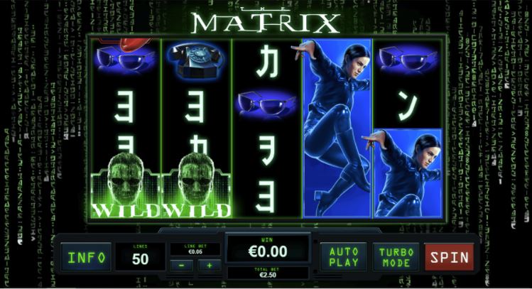 The Matrix slot gameplay