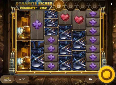 Dynamite Riches Megaways gameplay