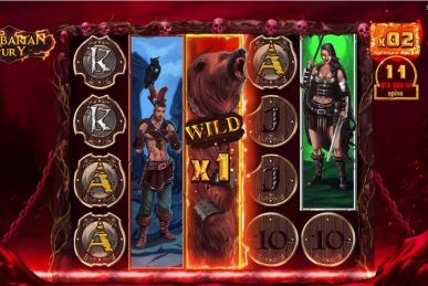 Barbarian Fury slot gameplay