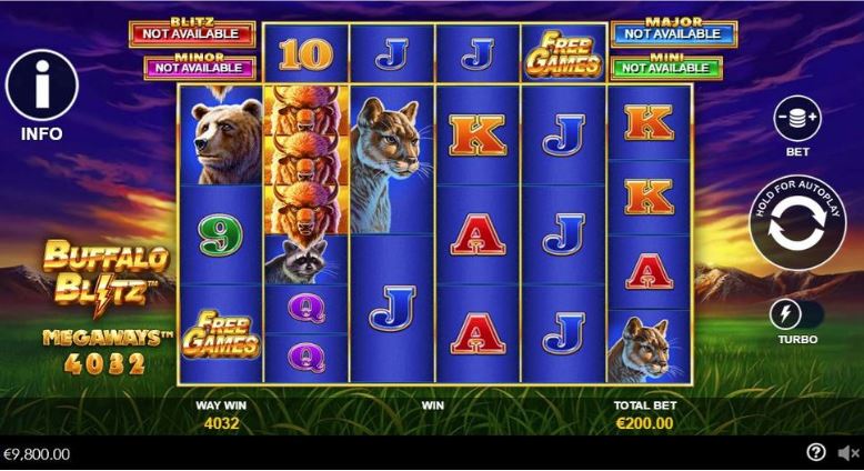 Buffalo Blitz Megaways Slot