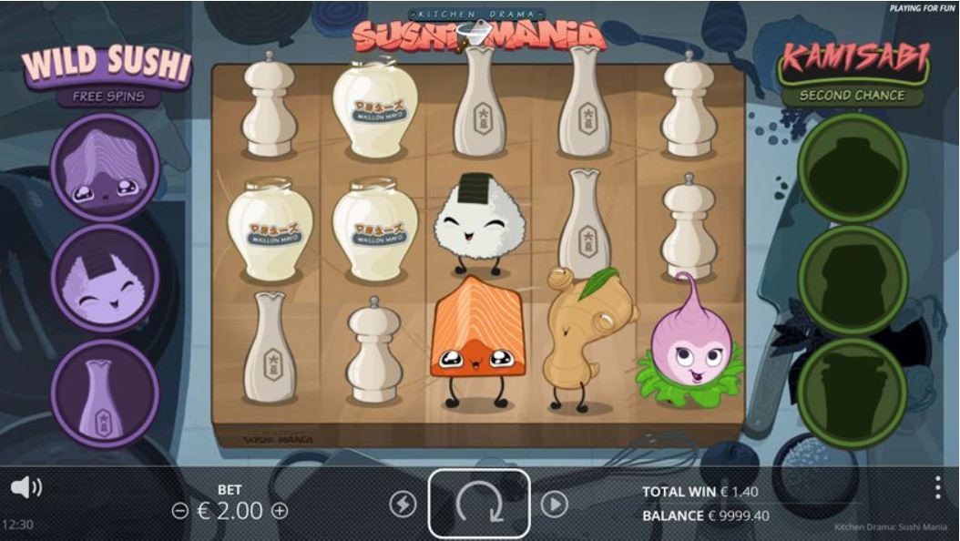 Kitchen Drama Sushi Mania slot gameplay