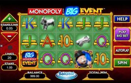 Monopoly Big Event Slot of Barcrest