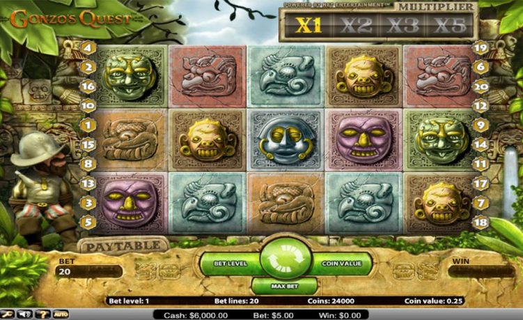 Gonzos Quest Slot Gameplay